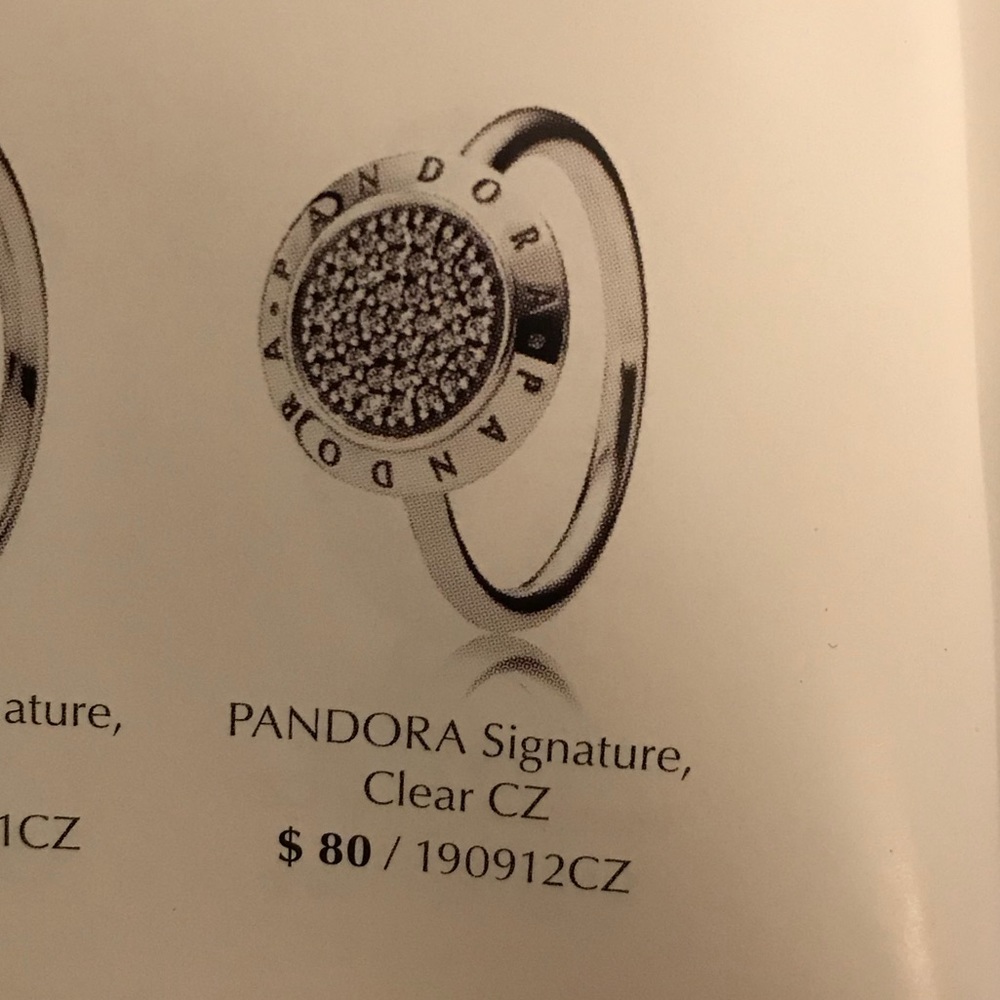 PANDORA signature ring